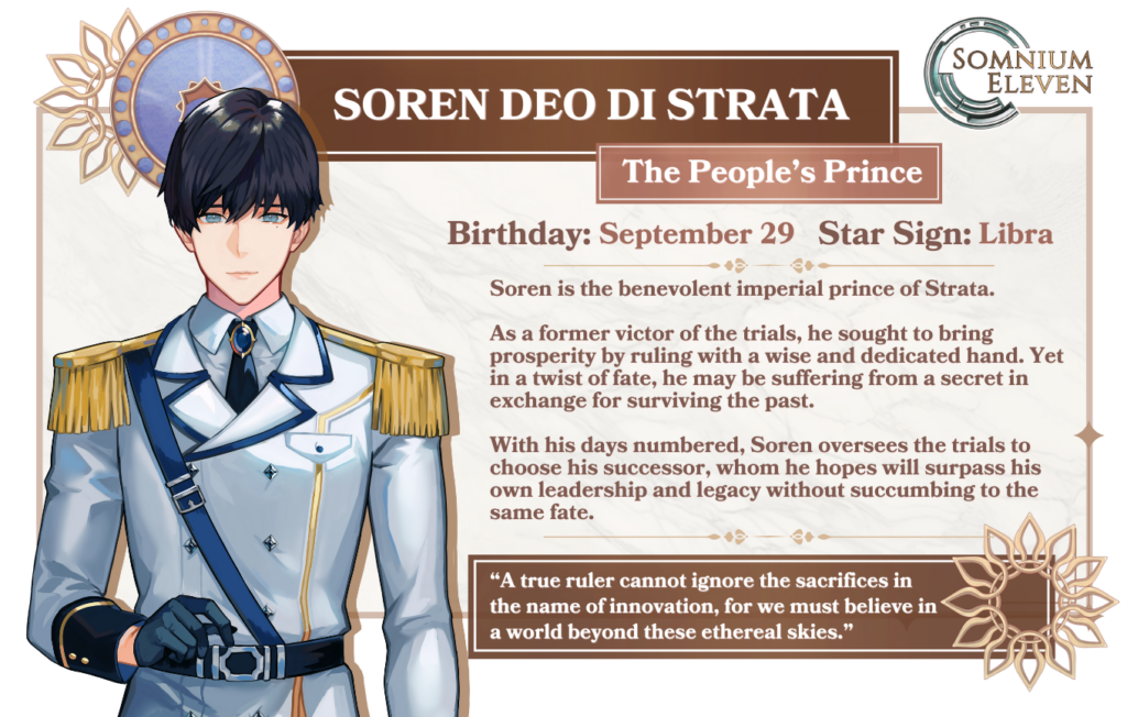 Soren Deo Di Strata character card